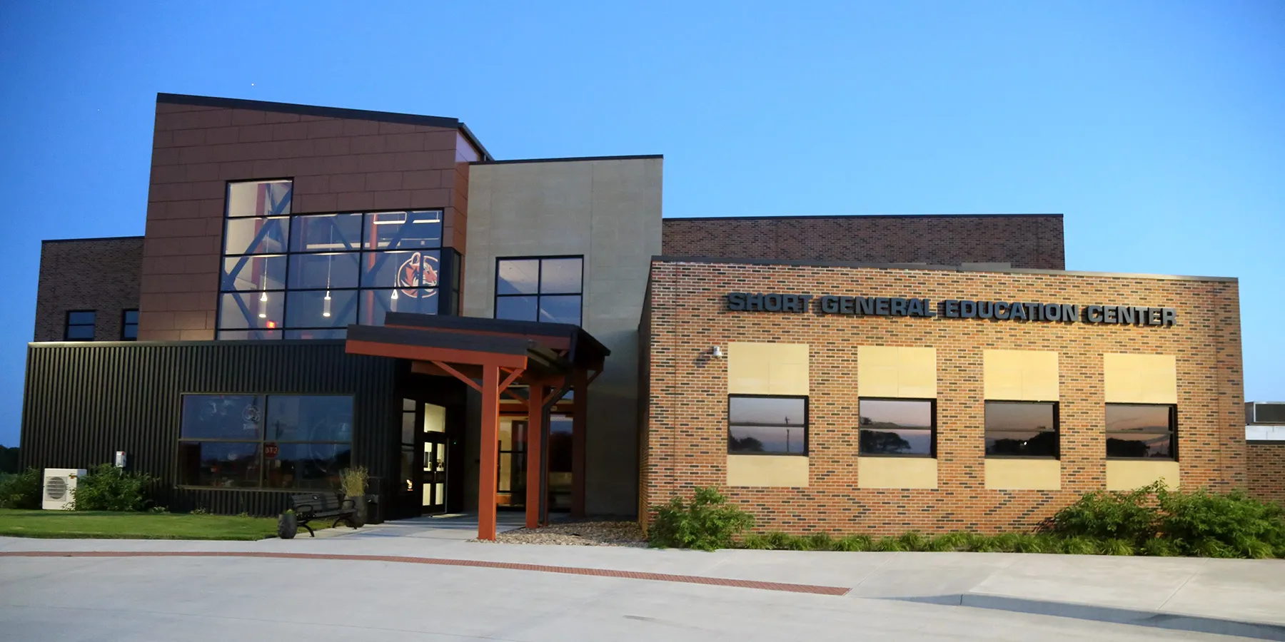 Cowley College campus in Arkansas City, Kansas with Tiger Soccer Field