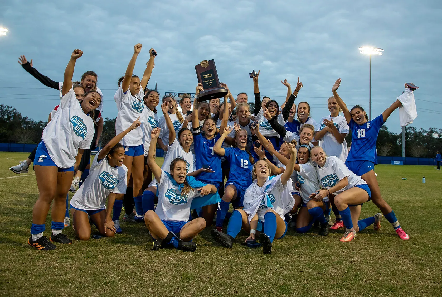 Eastern Florida State College women's soccer team at Orlando Health Stadium