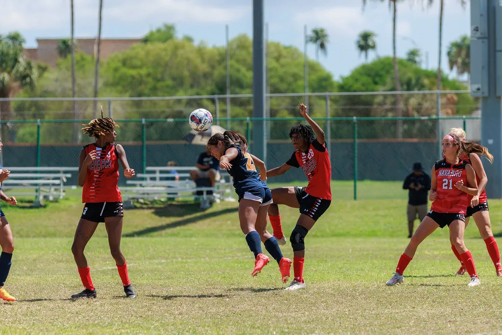 Navarro College campus in Corsicana, Texas with soccer facilities